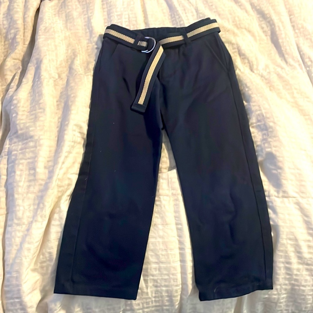 Boys size 4 regular Nautica Navy Blue pants dress/slacks/uniform - NWOT